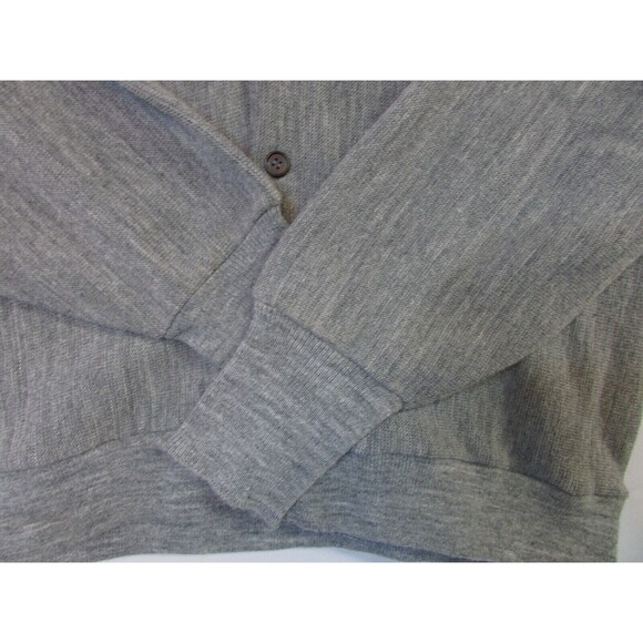 Vintage Jantzen Men’s Gray Button Up Cardigan Sweater 1X Big Made In USA - Picture 8 of 14